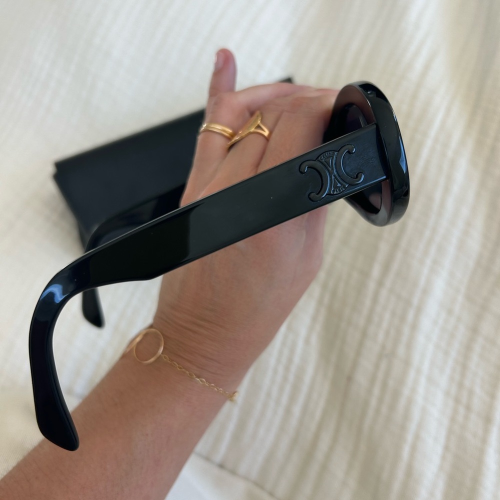 Celine triumph sunglasses black logo - new - Picture 10 of 14